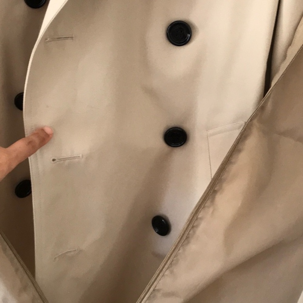🎊S🚫LD🏦! NEW 🧥 Burberry Harbourne Stone Trench Coat RARE sz 0! 🧥 - Picture 10 of 10